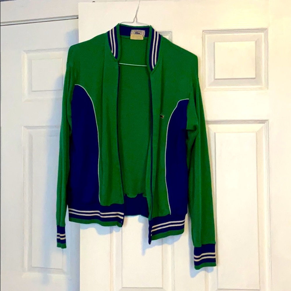Vintage IZod Lacoste zippered sweatshirt
